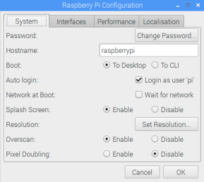 Raspberry Pi Configuration